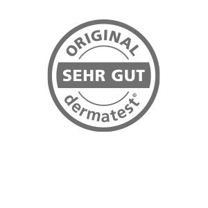 Dermatest Logo mit Sehr gut
