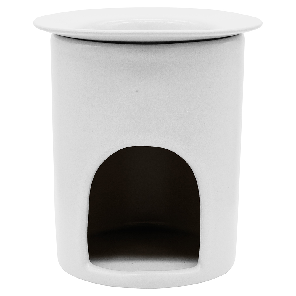 Duftlampe Keramik weiß