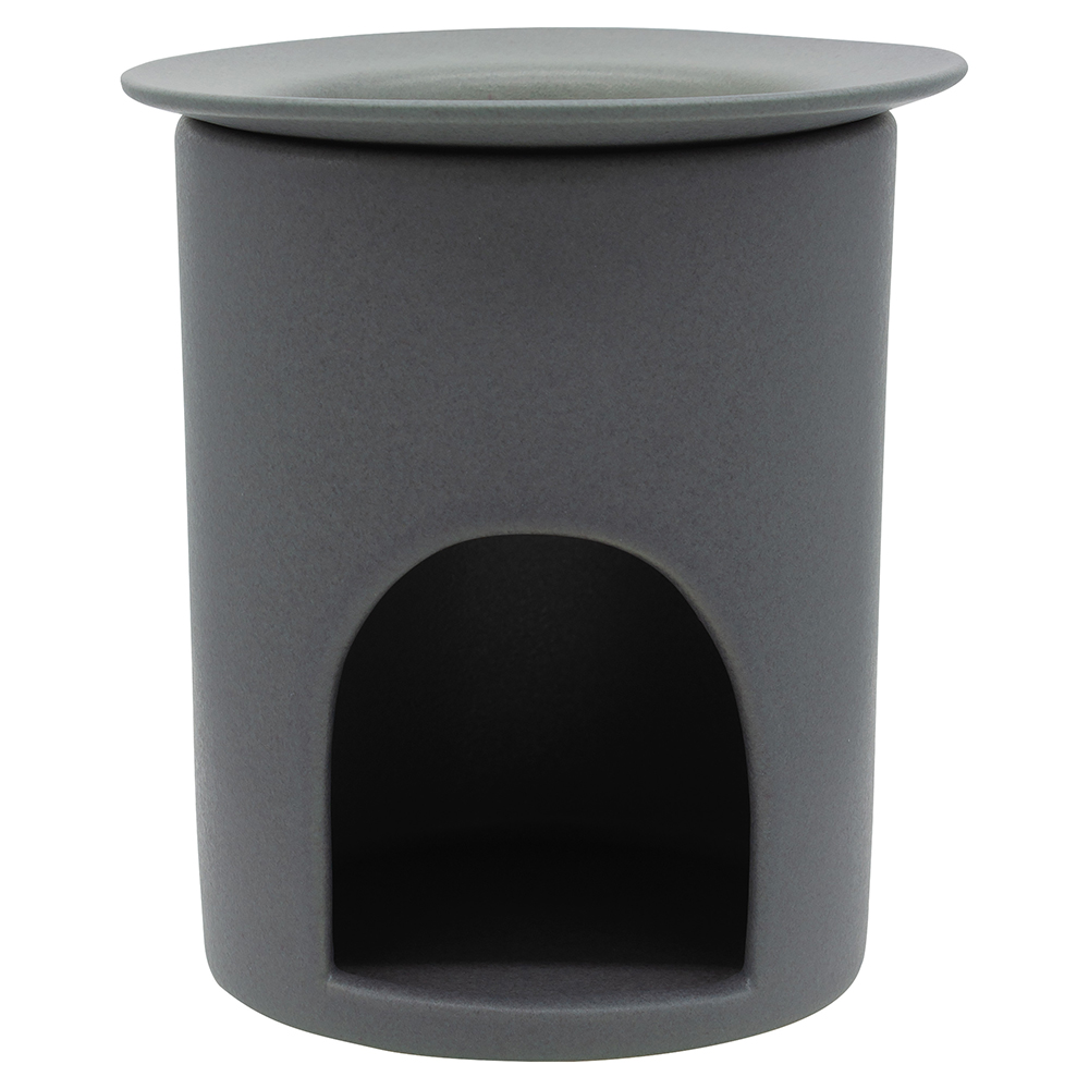 Duftlampe Keramik grau