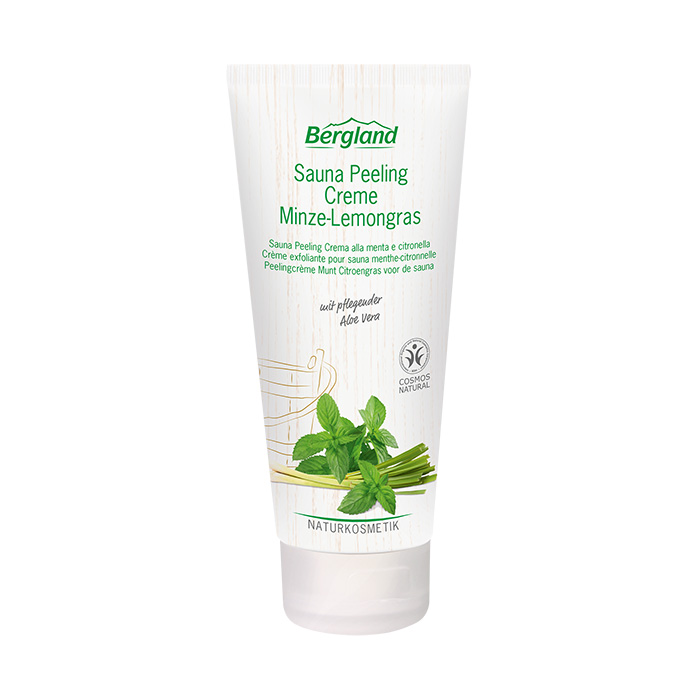 Sauna Peeling Creme Minze-Lemongras